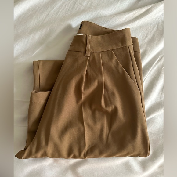 Wide leg pants beige/camel - Picture 6 of 7